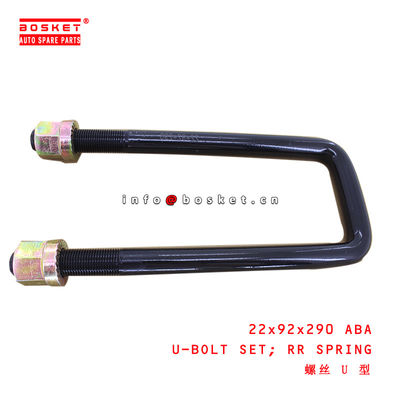 22x92x290 Rear Spring U-Bolt Set suitable for ISUZU UDPD