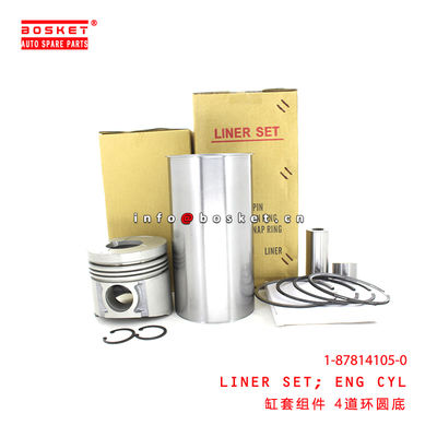 1-87814105-0 Engine Cylinder Liner Set Suitable For ISUZU  4BG1T 6BG1T 1878141050
