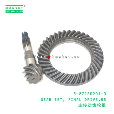 5-87220201-0 Rear Final Drive Gear Set for ISUZU   5872202010