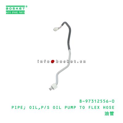 8-97312556-0 Power Steering Oil Pump To Flex Hose Oil Pipe suitable for ISUZU   8973125560