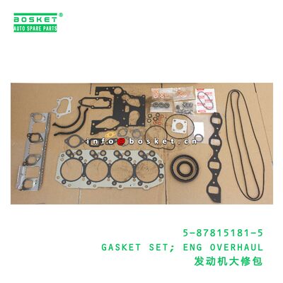 5-87815181-5 GASKET SET; ENG OVERHAUL suitable for ISUZU 5878151815