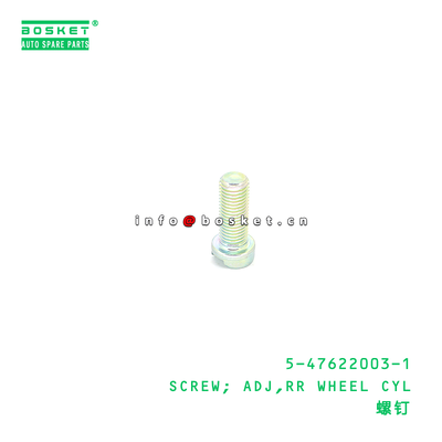 5-47622003-1 SCREW; ADJ,RR WHEEL CYL suitable for ISUZU 5476220031