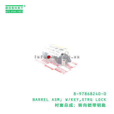 8-97868240-0 Barrel Assembly with Key and Steering Lock Suitable for ISUZU 8978682400