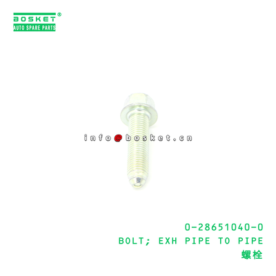 0-28651040-0 BOLT; EXH PIPE TO PIPE suitable for ISUZU VC46 6UZ1 0286510400