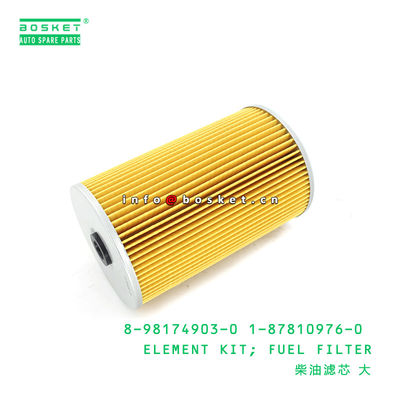 1878109760 8981749030 8-98174903-0 1-87810976-0 Fuel Filter Element Kit For ISUZU CVZ CXZ CXZ51K 6WF1 VC46