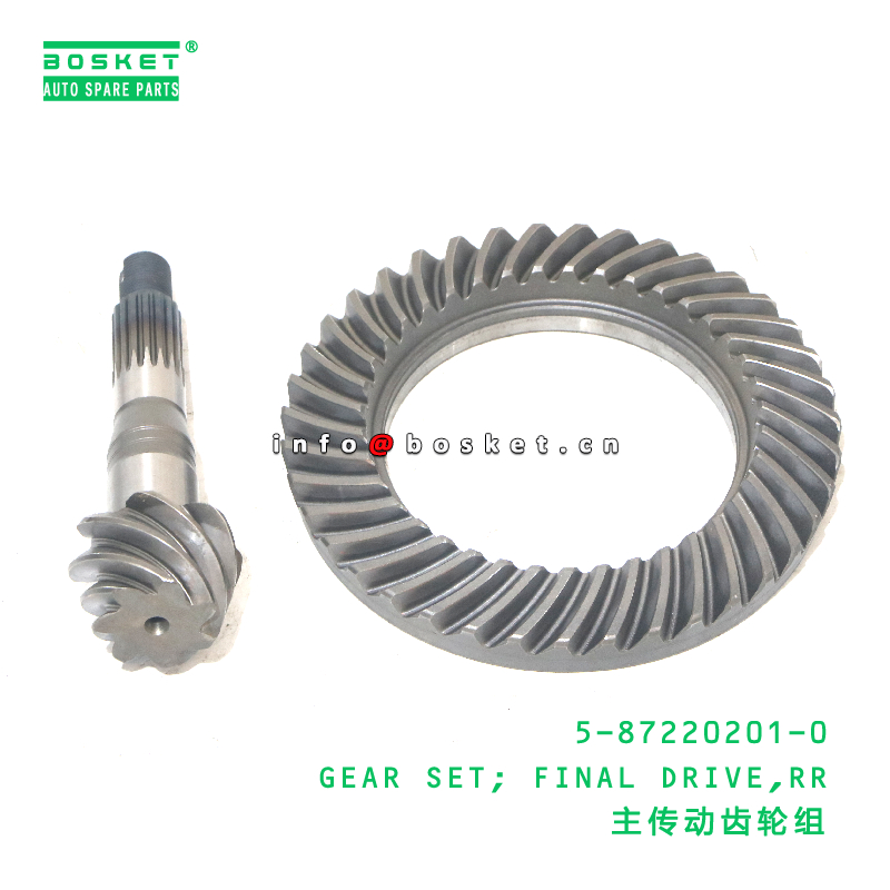 5-87220201-0 Rear Final Drive Gear Set for ISUZU   5872202010
