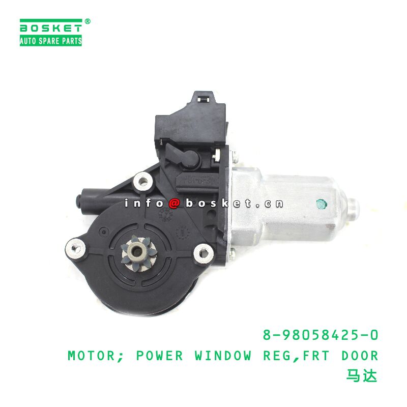 8-98058425-0 MOTOR; POWER WINDOW REG,FRT DOOR suitable for ISUZU 8980584250