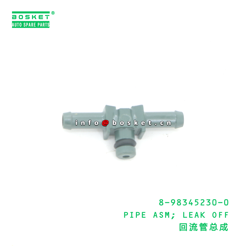 ISUZU 8983452300 Leak Off Pipe Assembly with High-Quality Steel Construction for ISUZU Trucks