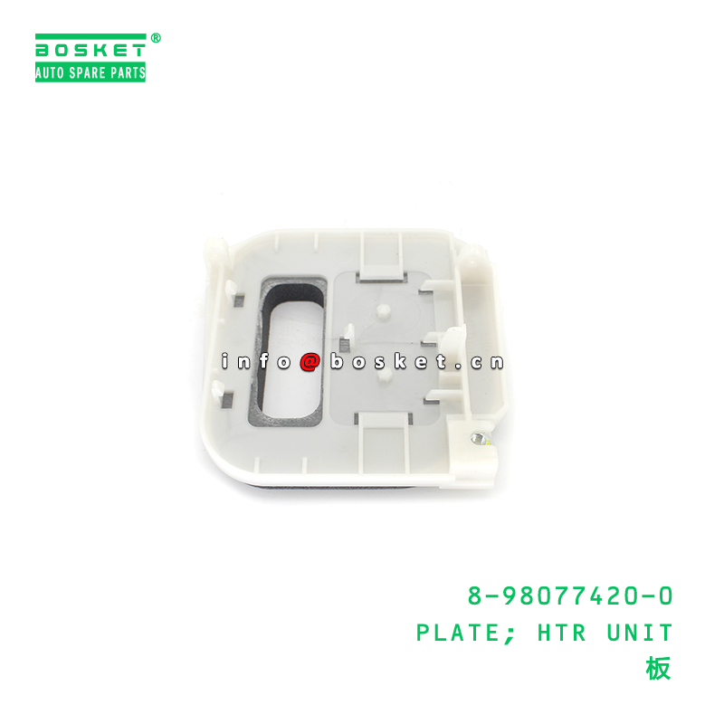 8-98077420-0 PLATE; HTR UNIT suitable for ISUZU 8980774200