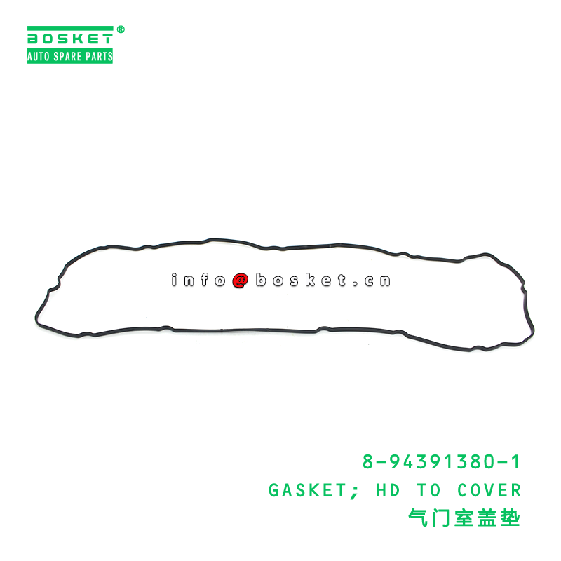 8-94391380-1 GASKET; HD TO COVER suitable for ISUZU 6HK1 8943913801