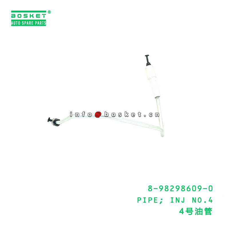 8-98298609-0 PIPE; INJ NO.4 suitable for ISUZU  4HK1 8982986090