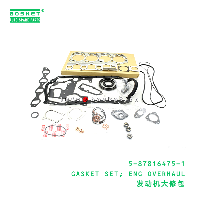 5-87816475-1 GASKET SET; ENG OVERHAUL suitable for ISUZU   5878164751