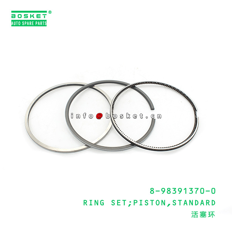 8-98391370-0 Standard Piston Ring Set 8983913700 For ISUZU NPR