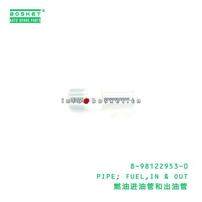 ISUZU VC46 6UZ1 Yakıt Giriş & Çıkış Yakıt Borusu, Parça Numarası 8981229530