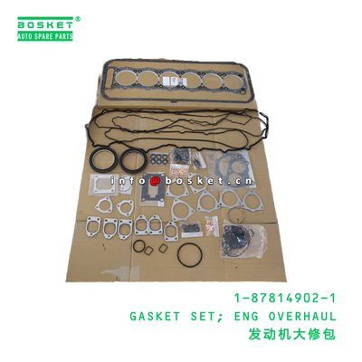 1-87814902-1 GASKET SET; MOTOR YENİLEME ISUZU 6UZ1 1878149021 için uygundur