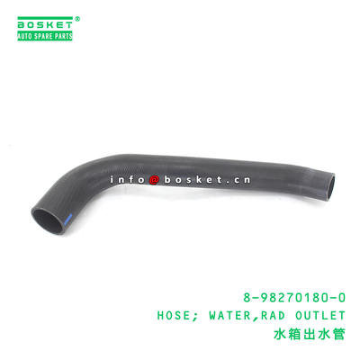 8-98270180-0 HOSE; WATER,RAD OUTLET ISUZU 8982701800 için uygun